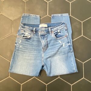 Abercrombie & Fitch The Super Skinny Ankle High Rise.